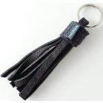 Schwarze Nachhaltige Filz-Schlüsselanhänger aus Leder für Damen 