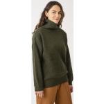 Color Blocking Matona Nachhaltige Stehkragen Kaschmir-Pullover aus Wolle für Damen Größe L 