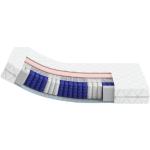 Reduzierte Weiße Matratzen Perfekt Taschenfederkernmatratzen aus Polyester 180x200 mit Härtegrad 3 