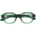 Grüne Matsuda Rechteckige Damenbrillengestelle aus Acetat 