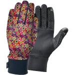 Reduzierte Bunte Touchscreen-Handschuhe aus Polyester für Damen Größe S für den für den Winter 