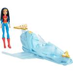 Mattel DYN05 - DC Super Hero Girls Wonder Woman Puppe mit Unsichtbarer Jet