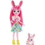 Mattel Enchantimals Hasenmädchen Bree Bunny und Tierfreund Twist FXM730