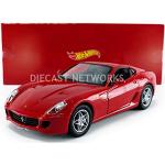 Rote Mattel Ferrari 599 GTO Modellautos & Spielzeugautos 