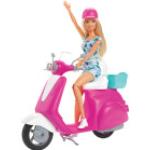 MATTEL GBK85 Barbie Puppe und Motorroller