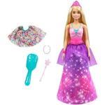 MATTEL GTF92 Barbie Dreamtopia 2-in-1 Prinzessin & Meerjungfrau Puppe, Anziehpuppe