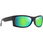 Olivgrüne Maui Jim Sonnenbrillen polarisiert aus Kunststoff 