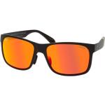 Schwarze Quadratische Sonnenbrillen polarisiert aus Kunststoff für Herren 