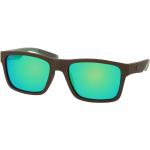 Braune Maui Jim Quadratische Sonnenbrillen polarisiert aus Kunststoff für Herren 