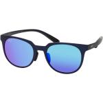 Blaue Runde Sonnenbrillen polarisiert aus Kunststoff für Herren 
