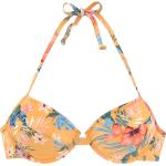 Gelbe Blumenmuster Bench Bikini-Tops für Damen Größe XS 