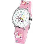 Maukoo Kinderuhr, 3D Cute Cartoon Armbanduhr, Armbanduhr für Kinder Jungen und Mädchen,30M wasserdichte Analog Quarzuhr, Teaching Handgelenk Uhren mit Silikon Armband (Unicorn pink B)