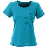 Türkise Casual Maul T-Shirts aus Polyester für Damen Größe XS 
