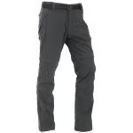 Dunkelgraue Zip Off Hosen für Kinder & Zipphosen für Kinder mit Reißverschluss aus Polyamid 