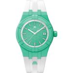 Reduzierte Grüne Maurice Lacroix Aikon Kunststoffarmbanduhren mit Kunststoff-Uhrenglas für Herren 
