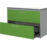 Grüne Mauser Regaltechnik Büroschränke & Home Office Schränke aus Metall mit Schublade Breite 50-100cm, Höhe 50-100cm, Tiefe 50-100cm 