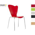 Rote Designer Stühle stapelbar Breite 50-100cm, Höhe 50-100cm, Tiefe 50-100cm 