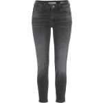 Dunkelgraue Super Skinny MAVI Skinny Jeans mit Reißverschluss aus Denim für Damen 