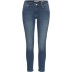 Blaue Super Skinny MAVI Skinny Jeans mit Reißverschluss aus Denim für Damen Größe XXL 