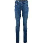Reduzierte Dunkelblaue Super Skinny MAVI Skinny Jeans aus Denim für Damen Weite 27 