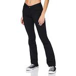 Schwarze MAVI Bella Slim Fit Jeans mit Reißverschluss aus Denim für Damen Weite 29 