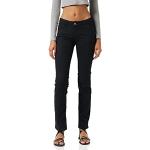 Schwarze MAVI Olivia Hüftjeans & Low Waist Jeans mit Reißverschluss aus Denim für Damen Weite 32 für den für den Sommer 