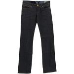 Reduzierte Blaue MAVI Olivia Straight Leg Jeans mit Reißverschluss aus Baumwolle für Damen Weite 26 