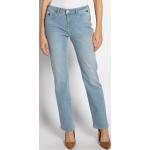 Reduzierte Blaue Bestickte MAVI Jeans mit Stickerei mit Knopf aus Baumwollmischung für Damen Größe XXL Weite 26, Länge 28 