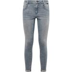 Graue Super Skinny MAVI Skinny Jeans mit Reißverschluss aus Denim für Damen Größe XXL Weite 32 