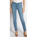 Reduzierte Blaue Bestickte MAVI Lindy Hüftjeans & Low Waist Jeans mit Knopf aus Baumwollmischung für Damen Weite 28, Länge 28 