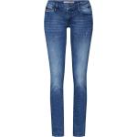 Blaue MAVI Lindy Hüftjeans & Low Waist Jeans mit Reißverschluss aus Denim für Damen Größe XS Weite 24, Länge 32 