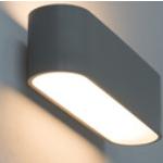 Graue Mawa Design Ovale Wandlampen & Wandleuchten aus Metall 