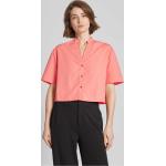 Korallenrote Unifarbene MAX & CO. Blusenshirts & Schlusen aus Baumwolle für Damen Größe S 