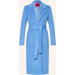 Reduzierte Hellblaue Elegante MAX & CO. Blazermäntel aus Wolle für Damen Größe M 