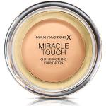 Goldene Max Factor Miracle Touch Foundations 12 ml für medium Hauttöne für  alle Hauttypen 