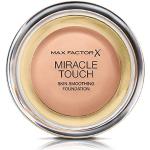 Reduzierte Cremefarbene Max Factor Miracle Touch Foundations 30 ml für helle Hauttöne für  alle Hauttypen 