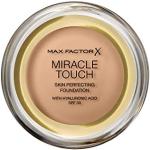 Cremefarbene Max Factor Miracle Touch Foundations 30 ml gegen Rötungen für helle Hauttöne für  alle Hauttypen 