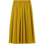 Gelbe Elegante Max Mara Maxiröcke aus Taft für Damen Größe XS 