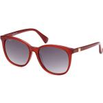Rote Max Mara Kunststoffsonnenbrillen 