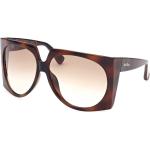 Braune Max Mara Kunststoffsonnenbrillen 