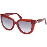 Rote Max Mara Kunststoffsonnenbrillen 
