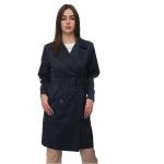 Reduzierte Blaue Max Mara Studio Trenchcoats für Damen Größe L für den für den Herbst 