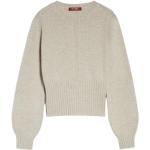 Reduzierte Beige Max Mara Studio Kaschmir-Pullover aus Wolle für Damen Größe M für den für den Winter 