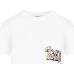 Weiße Max Mara Sesamstraße T-Shirts aus Baumwolle für Damen Größe XS 