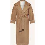Braune Max Mara Trenchcoats aus Baumwollmischung für Damen Größe L 