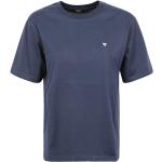 Reduzierte Blaue Max Mara Weekend by Max Mara T-Shirts aus Baumwolle für Damen Größe S 
