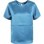 Reduzierte Blaue Max Mara Weekend by Max Mara T-Shirts aus Jersey für Damen Größe S 