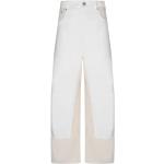 Weiße Loose Fit Max Mara Baggy-Pants & Baggy-Hosen aus Baumwolle für Damen 