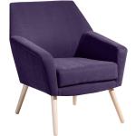 Max Winzer Alegro Sessel - Farbe: violett - Maße: 67 cm x 71 cm x 81 cm; 2874-1100-2051798-F01