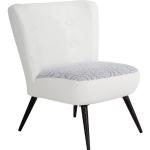 Weiße Moderne Max Winzer Nikki Lounge Sessel Breite 0-50cm, Höhe 50-100cm, Tiefe 50-100cm 